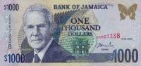 Gallery image for Jamaica p86a: 1000 Dollars