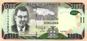 Gallery image for Jamaica p95d: 100 Dollars