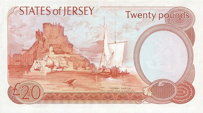 Back of Jersey p14b: 20 Pounds from 1976