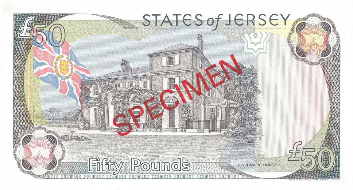 Back of Jersey p24s: 50 Pounds from 1993