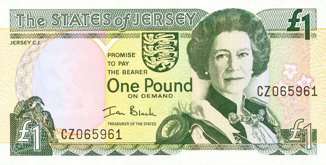 Front of Jersey p26r: 1 Pound from 2000