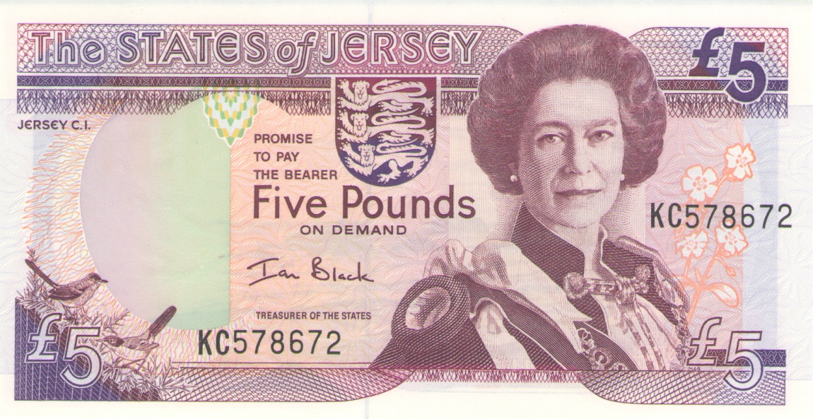 Front of Jersey p27a: 5 Pounds from 2000