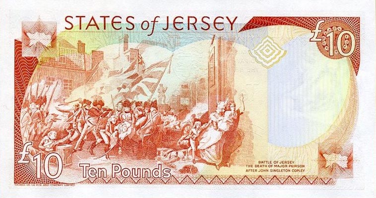 Back of Jersey p28a: 10 Pounds from 2000