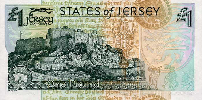 Back of Jersey p31a: 1 Pound from 2004