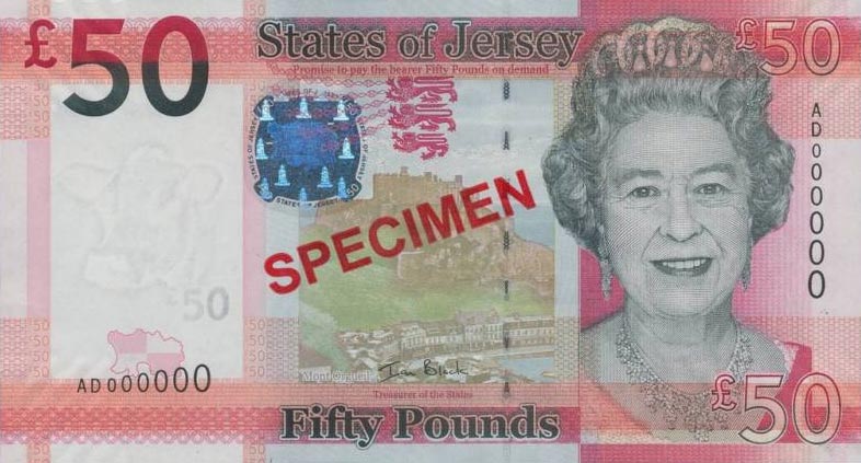 Front of Jersey p36s: 50 Pounds from 2010