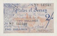 p3a from Jersey: 2 Shillings from 1941