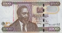 p51c from Kenya: 1000 Shillings from 2008