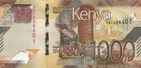 Gallery image for Kenya p56a: 1000 Shillings from 2019