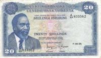 Gallery image for Kenya p8b: 20 Shillings