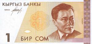 Gallery image for Kyrgyzstan p7a: 1 Som from 1994