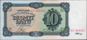 Gallery image for Latvia p25f: 10 Latu from 1934