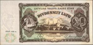 Gallery image for Latvia p30b: 20 Latu from 1936