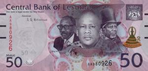p28 from Lesotho: 50 Maloti from 2021