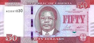 Gallery image for Liberia p38: 50 Dollars