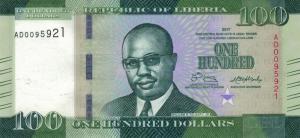 Gallery image for Liberia p35b: 100 Dollars