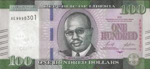 Gallery image for Liberia p39a: 100 Dollars