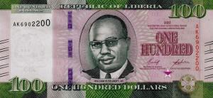 Gallery image for Liberia p39b: 100 Dollars