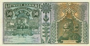 Gallery image for Lithuania p19s3: 50 Litu