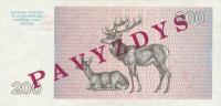 Gallery image for Lithuania p45s: 200 Talonas from 1993