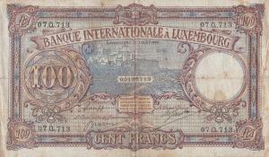 Gallery image for Luxembourg p11: 100 Francs