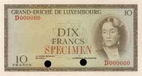 p48s from Luxembourg: 10 Francs from 1954