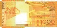 p84a from Macau: 1000 Patacas from 2005