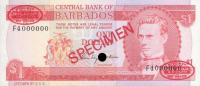 Gallery image for Barbados p29s: 1 Dollar