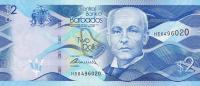 Gallery image for Barbados p73a: 2 Dollars from 2013