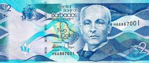 Gallery image for Barbados p73c: 2 Dollars
