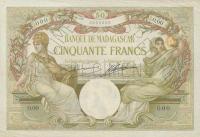 Gallery image for Madagascar p38s: 50 Francs