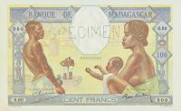 Gallery image for Madagascar p40s: 100 Francs