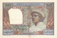 Gallery image for Madagascar p45b: 50 Francs