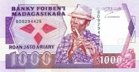 Gallery image for Madagascar p72a: 1000 Francs