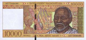 Gallery image for Madagascar p79b: 10000 Francs from 1995