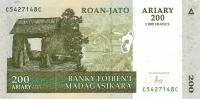 Gallery image for Madagascar p87c: 200 Ariary from 2004