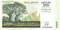 Gallery image for Madagascar p93a: 2000 Ariary