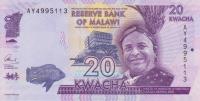 Gallery image for Malawi p63b: 20 Kwacha from 2015