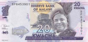 Gallery image for Malawi p63e: 20 Kwacha from 2019