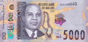 Gallery image for Malawi p71a: 5000 Kwacha