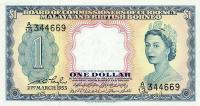 Gallery image for Malaya and British Borneo p1a: 1 Dollar