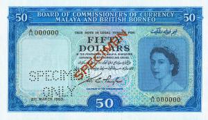Gallery image for Malaya and British Borneo p4s: 10 Dollars