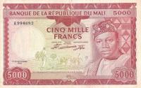 Gallery image for Mali p10a: 5000 Francs