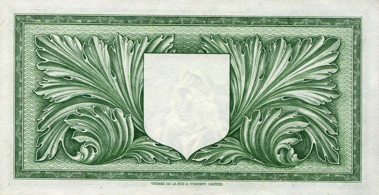 Back of Malta p21: 10 Shillings from 1951