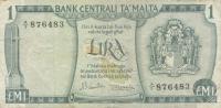 p31c from Malta: 1 Lira from 1973