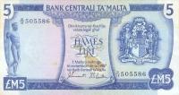 p32f from Malta: 5 Lira from 1973