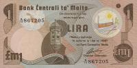 Gallery image for Malta p34b: 1 Lira