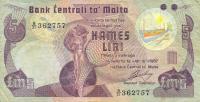 Gallery image for Malta p35b: 5 Lira