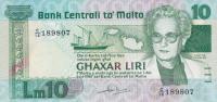 Gallery image for Malta p39a: 10 Lira