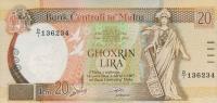 Gallery image for Malta p44a: 20 Lira