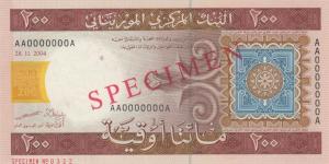 Gallery image for Mauritania p11s: 200 Ouguiya